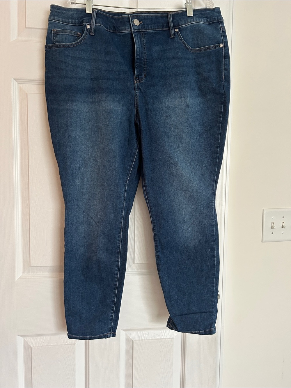 Terra & Sky Dark Blue Ankle Crop Jeans